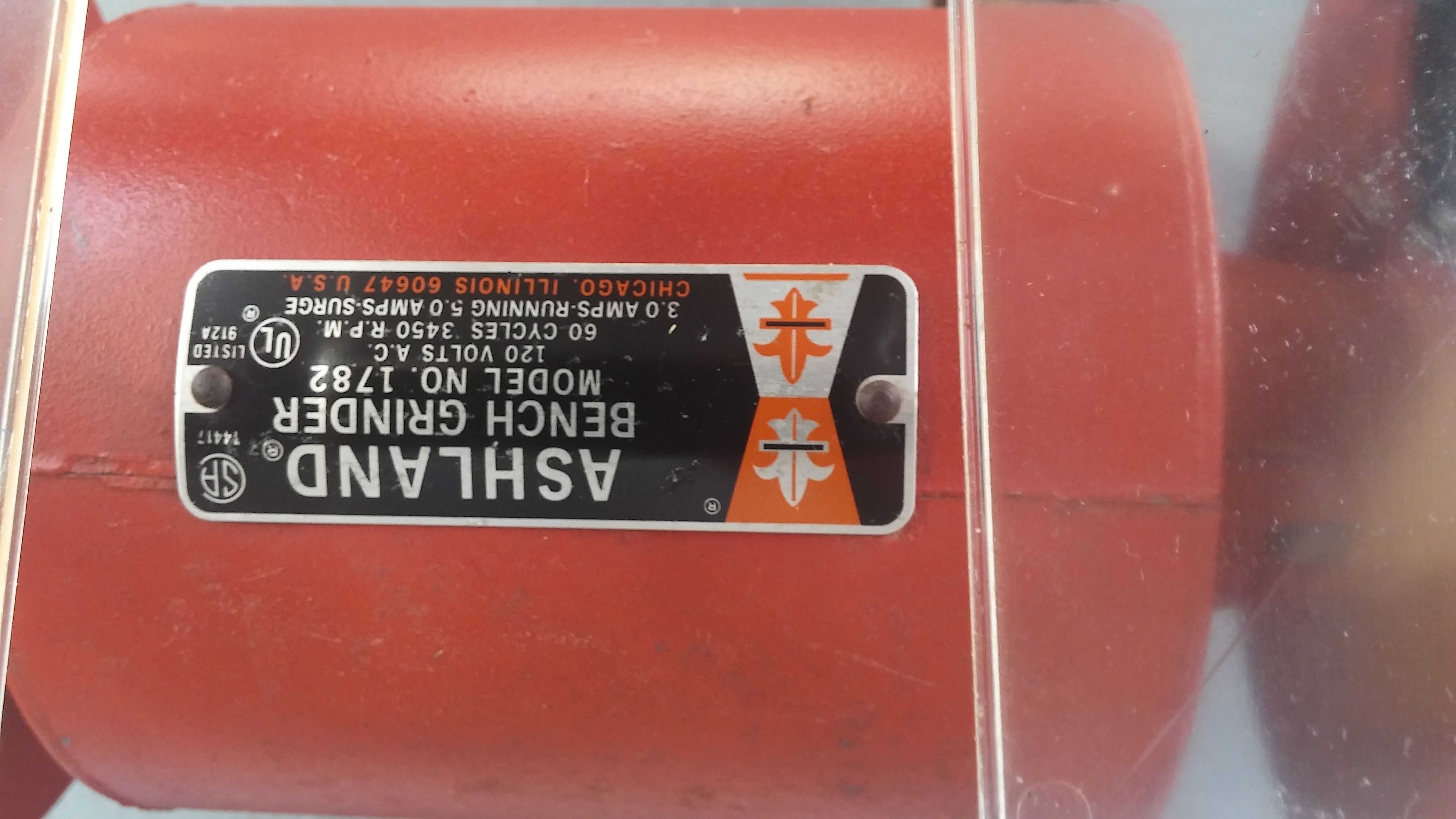 ASHLAND BENCH GRINDER MODEL, 1782. for Sale in Orlando, FL OfferUp