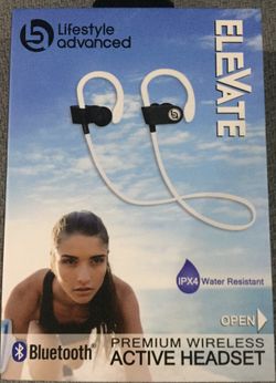 Elevate Premium Wireless Active Headset, LABT-2800WHT