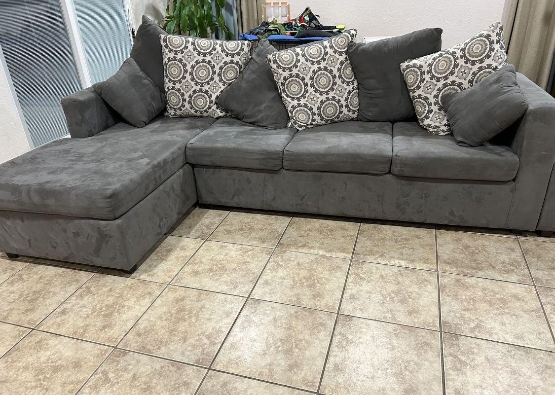 Sectional Couches Gray Color