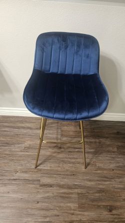Swivel Bar Stool / Barstool Blue