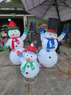 Set snowman