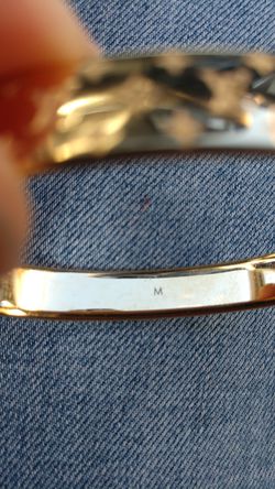 Authentic Louis Vuitton nanogram cuff bracelet for Sale in Tustin