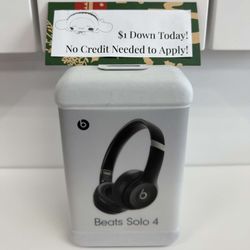 Beats By Dre Solo 4 Bluetooth Headphones New - $1 To Take it Home same Day and Pay the Rest later!