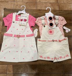 Two toddler overalls