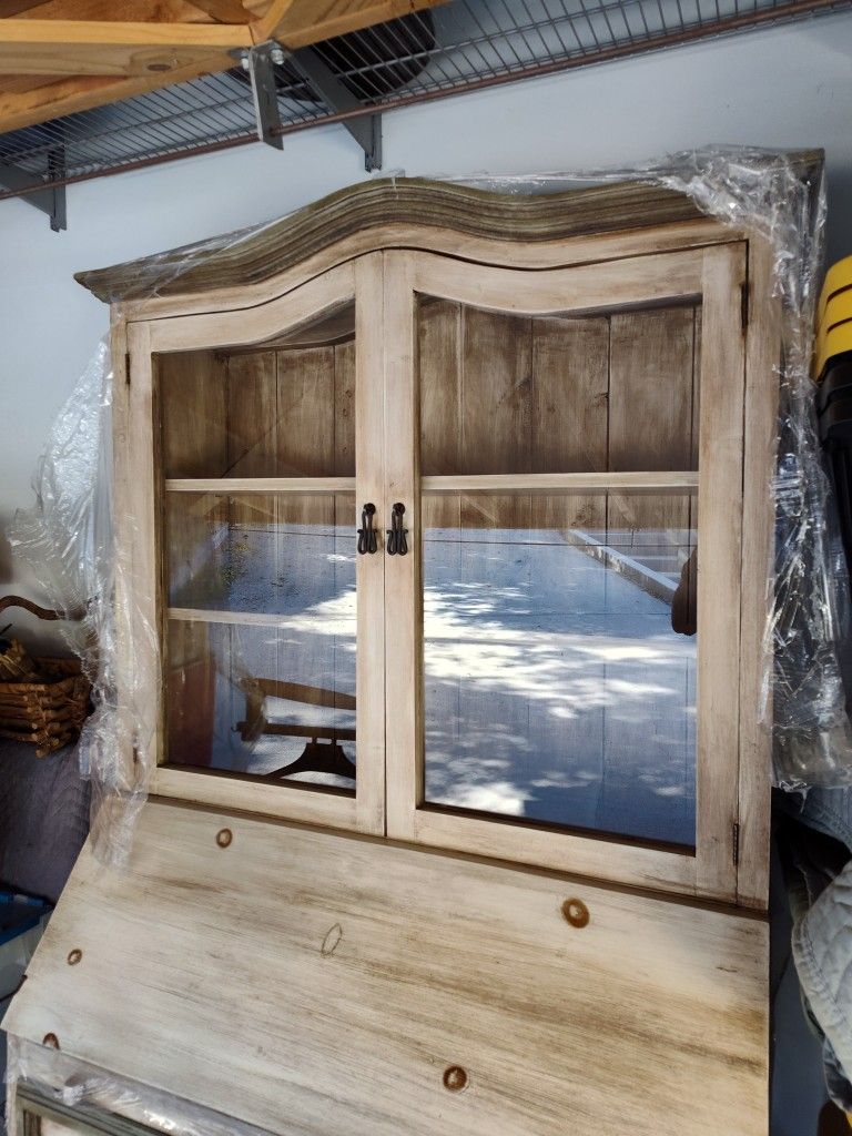 Custom wood Writing Desk And Drawers
