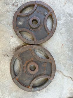 Fitness gear 45lb weight plates