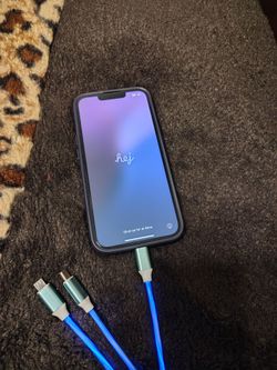 iPhone 13 with box charger/cable