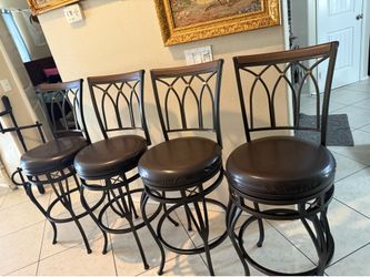 set of 4 heavy bar stool