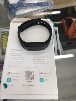 BP Sport fitness tracker with heart rate black