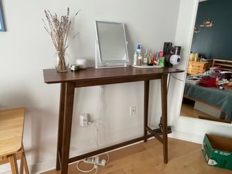 Christopher Knight Home "Moria" Walnut Bar Table / Console – 47"L x 18"D x 42"H