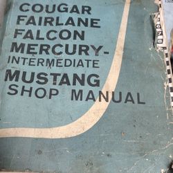 OEM Vintage Mercury Cougar Repair Manual