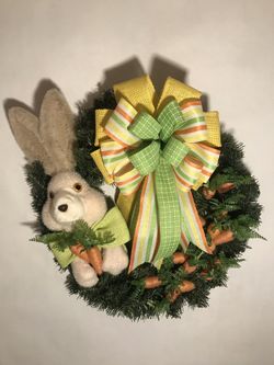 Easter bunny wreath 19”