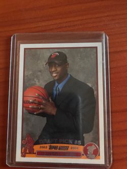 Dwayne Wade Draft Pick Card
