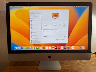 2017 iMac, 5K 27 inch, 64gb RAM, 500GB