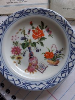 Great porcelain house of the world mini fine porcelain plates