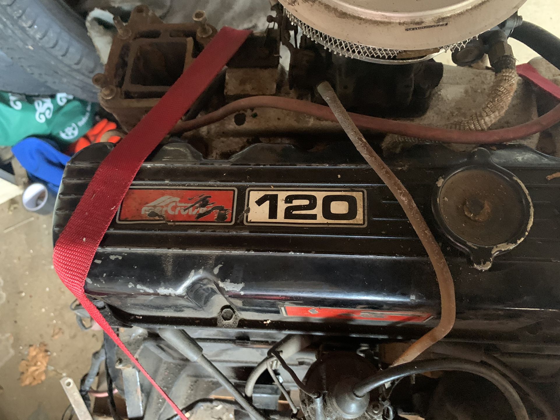 Merc 120 Hp 4 Cly. Inboard Boat Motor Asking $1000.