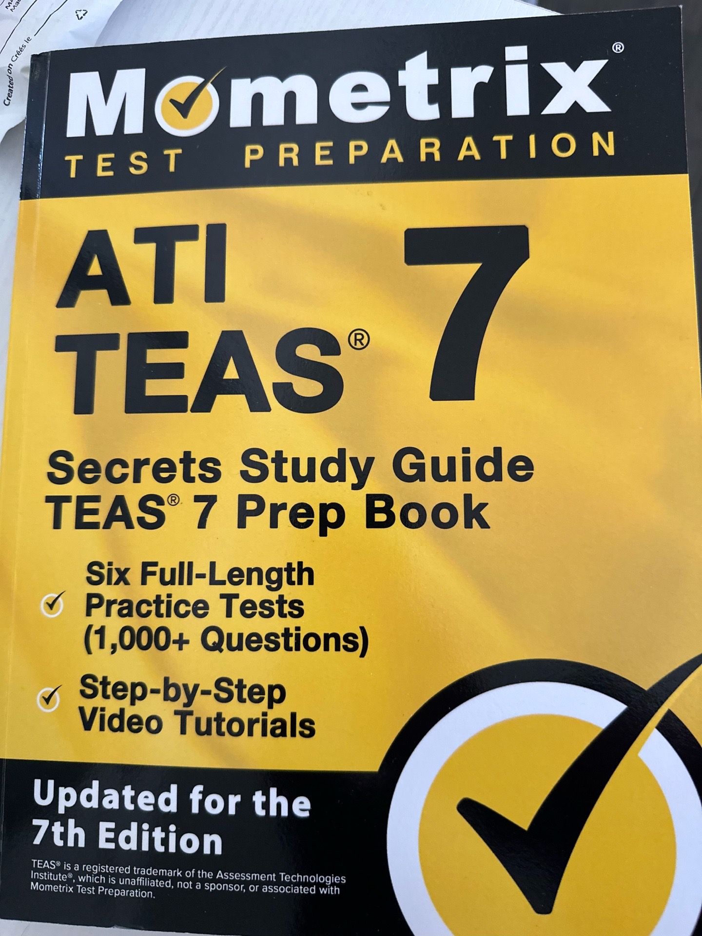 Mometrix ATI Teas 7 Prepbook