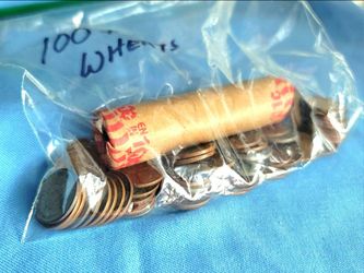 100 U.S. Wheat Pennies