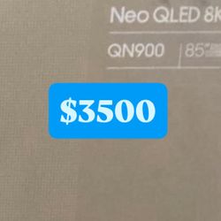 Samsung 85-Inch Class Neo QLED 8K QN900F Series Mini LED, Neo Quantum HDR Smart TV w/Dolby Atmos, Object Tracking Sound Pro, AI Motion Enhancer Pro, A