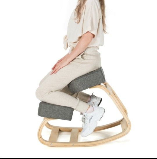 Engonomic Kneeling Chair Rocking Office Desk Stool Upright Posture