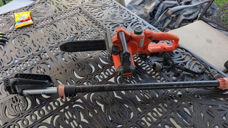 Black & Decker electric saw with extension Pole