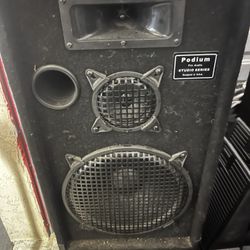 Pro Studio Speakers Set of 5 (2) Large Speaker (2) Medium Size And (1) Center Speaker