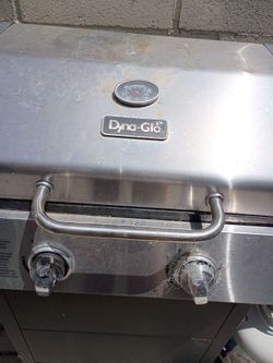 Barbecue grill and gas tank include