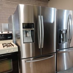 Samsung Refrigerator French Door Stainless Steel 