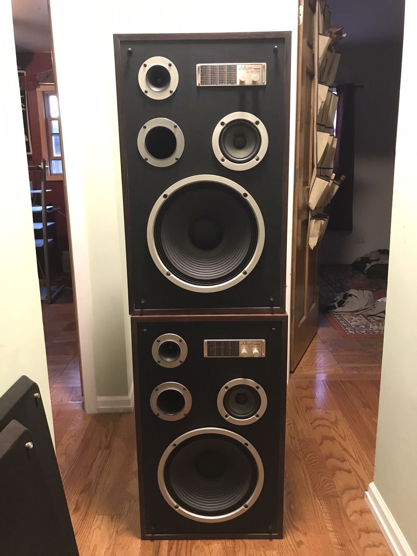 Zenith Allegro 4000 vintage speakers