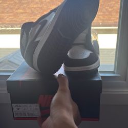 Men’s suede high Top For Air Jordan 1 - Panda 