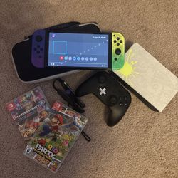 OLED Nintendo Switch (64GB + accessories) 