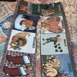 Vintage Calendar Year Go Round Tapestry Pants (1 of 1 Handmade)