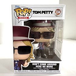 334 Tom Petty Funko Pop Rocks Don’t Come Around Here No More MIB