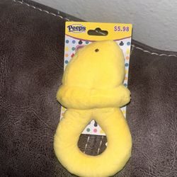 peep baby rattle