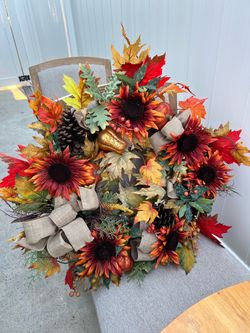 Large Fall Wreath