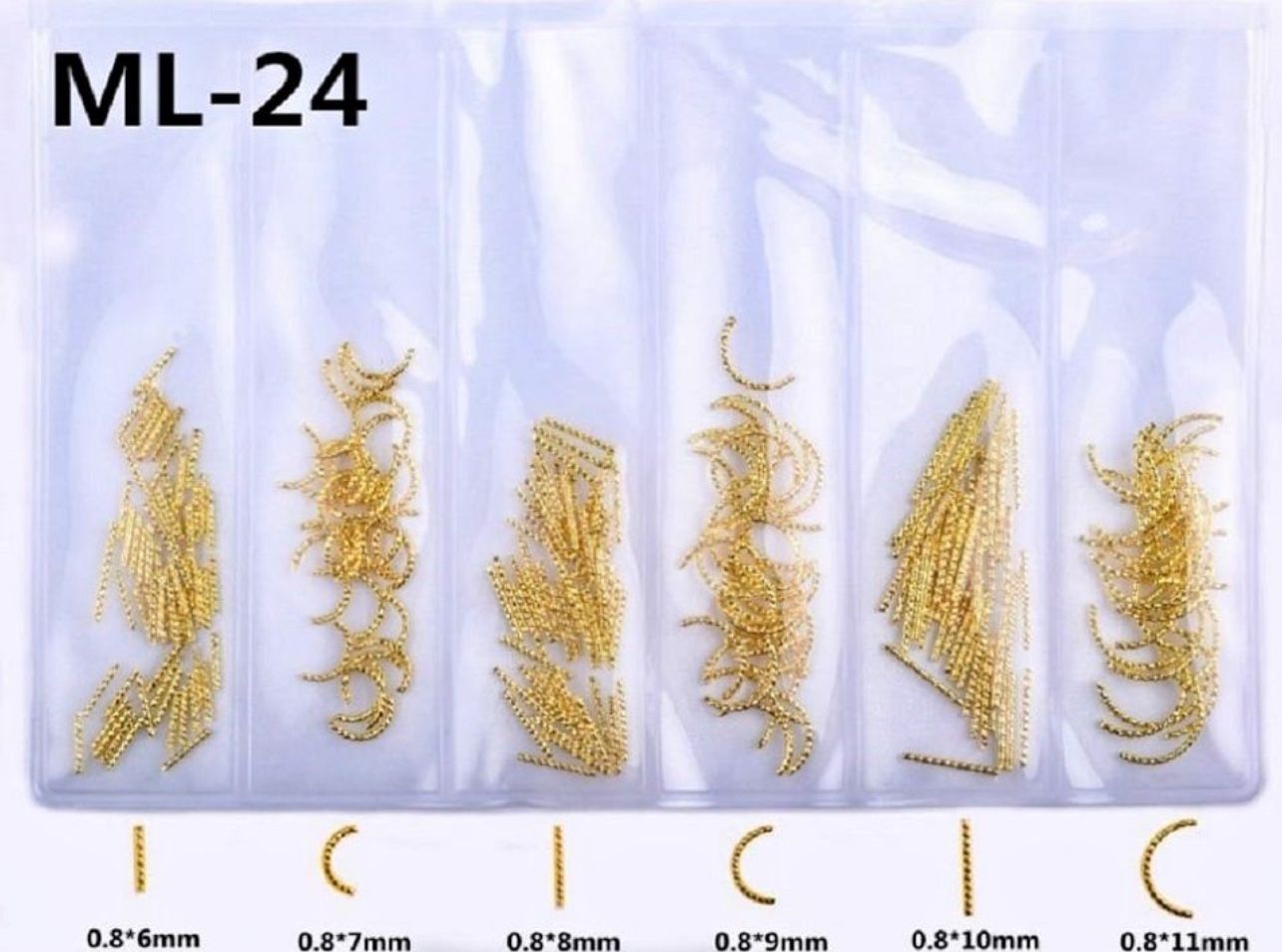 3D Metal Nail Art Decoration Ocean Rivets Gold Shell Rhinestones Manicure Tips #24