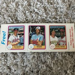 1981 Fleer Baseball Mags Cards