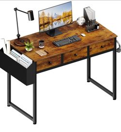 40in desk with drawers