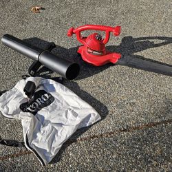 Toro electric leaf blower / vacuum