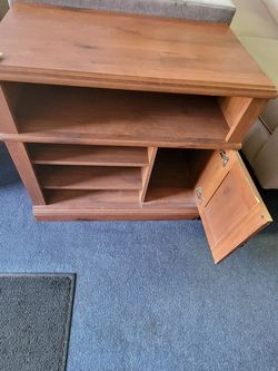 Wood TV stand