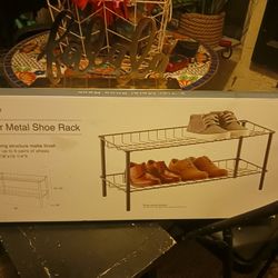 New In Box 2 Tier Shoe Stand Rack 9 Firm Look My Post Tons Item