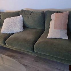 Green Couch Living Spaces