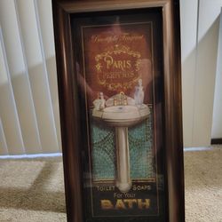 Bathroom Shadow Box Picture!