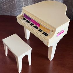 Vintage Mattel Barbie Electric Grand Piano and Chair 1980’s
