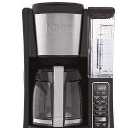 Ninja 12-Cup Programmable Coffee Maker with Classic and Rich Brews, 60 oz. Water Reservoir, and Thermal Flavor Extraction (CE201), Black/Stainless Ste