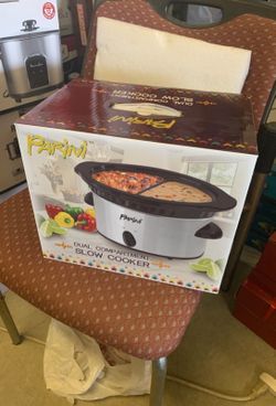 Dual compartment slow cooker