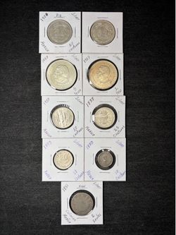 Mexican silver coins lot