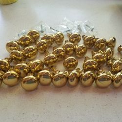 37 Solid Brass Cabinet And Drawer Knobs