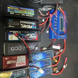 Deans Lipo Batteries And Charger 