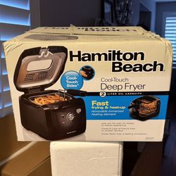 Hamilton Beach Cool Touch Deep Fryer 2 Liter 